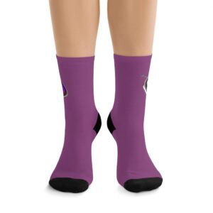 Spaceship Sock - Purple